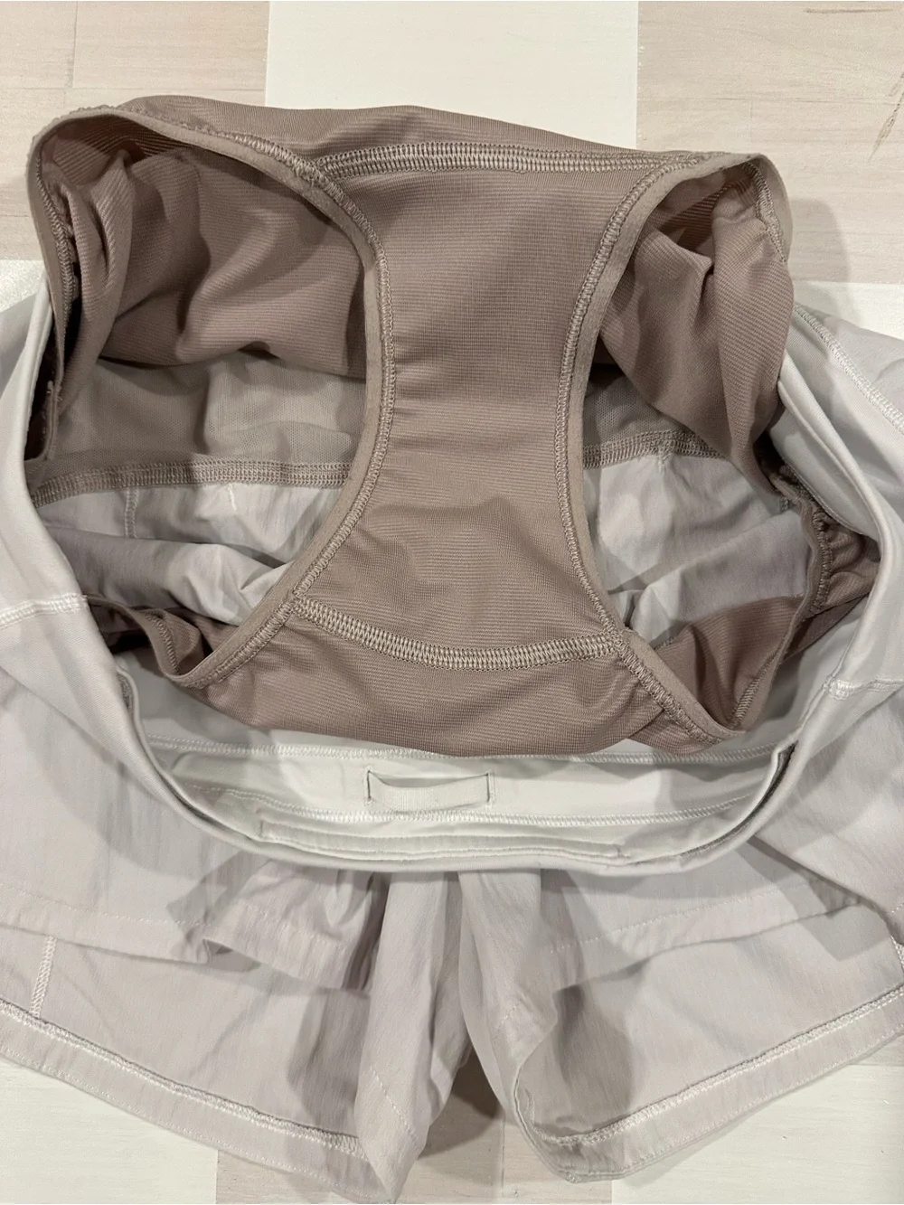 lululemon speed up short white 4” long updated fit 4 W7AVLT